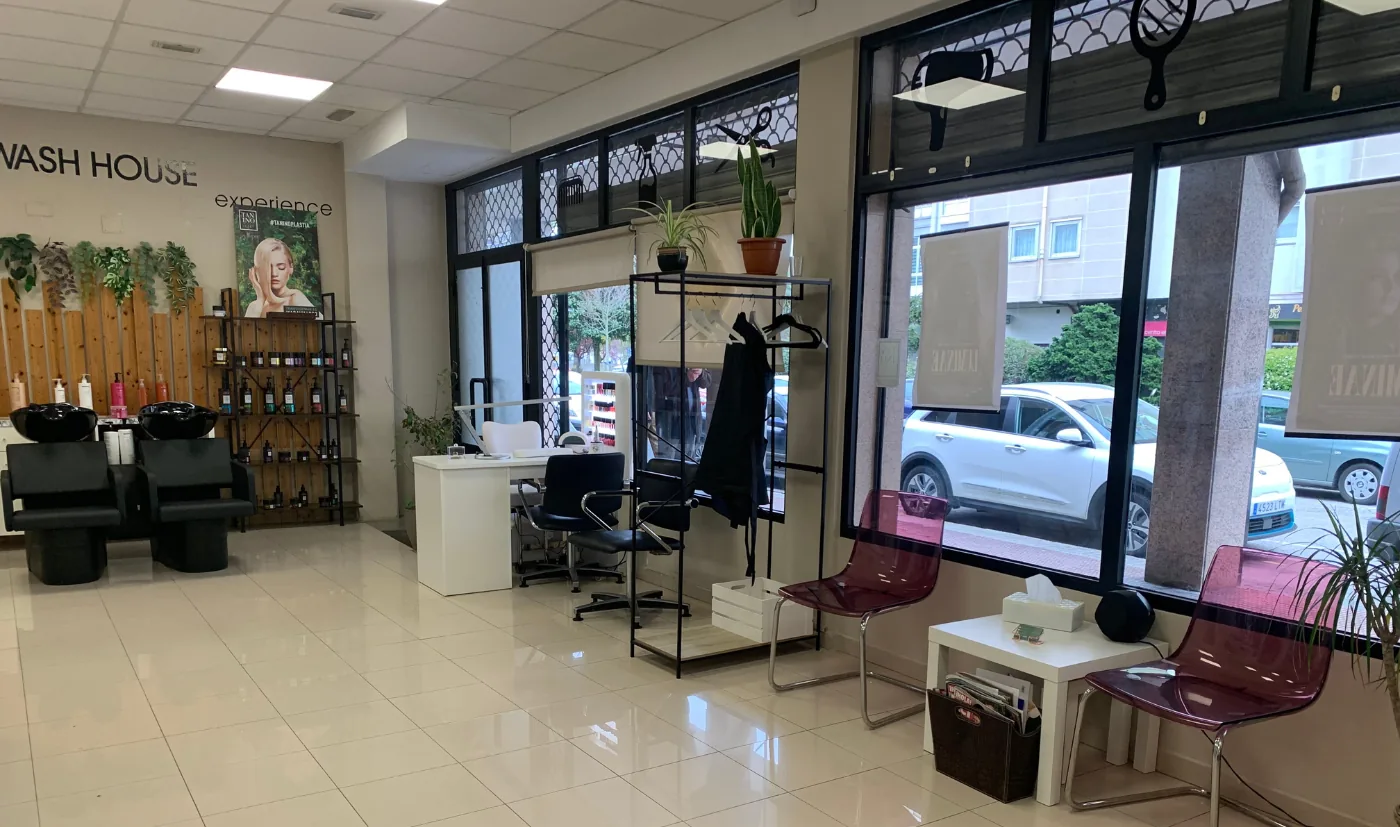 Interior del salón Carmen Catoira en A Coruña